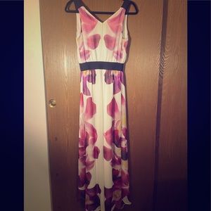 Express XS Floral Long Dress